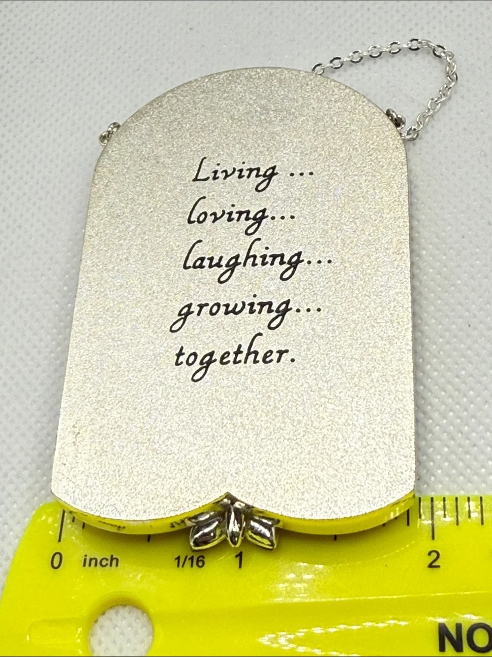 5 Hallmark Olive Green & lime  Enamel Photo Frame picture Aurora & rhinestones